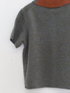 YANYAN KNITS Fall/Winter 2025 Collection: Wool Sweater YYK-YYW25-1311-PINSE (Color Block Design)